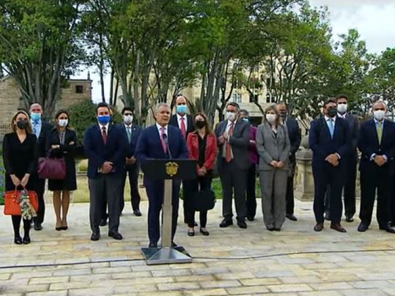 Colcob y 55 gremios del país se reunieron con el Presidente de la República Iván Duque Márquez