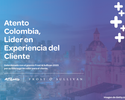 Atento Colombia recibe el premio de Frost & Sullivan 2023 por el liderazgo en valor para el cliente